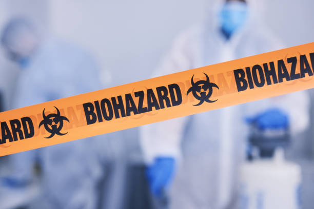 Professional Drug Lab Cleanup technician working in Macedonia, IA